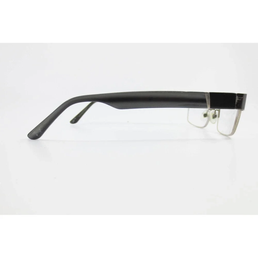 Russell Simmons Parker Charcoal Gray Semi Rimless Eyeglass Frame 57-18-150 35612